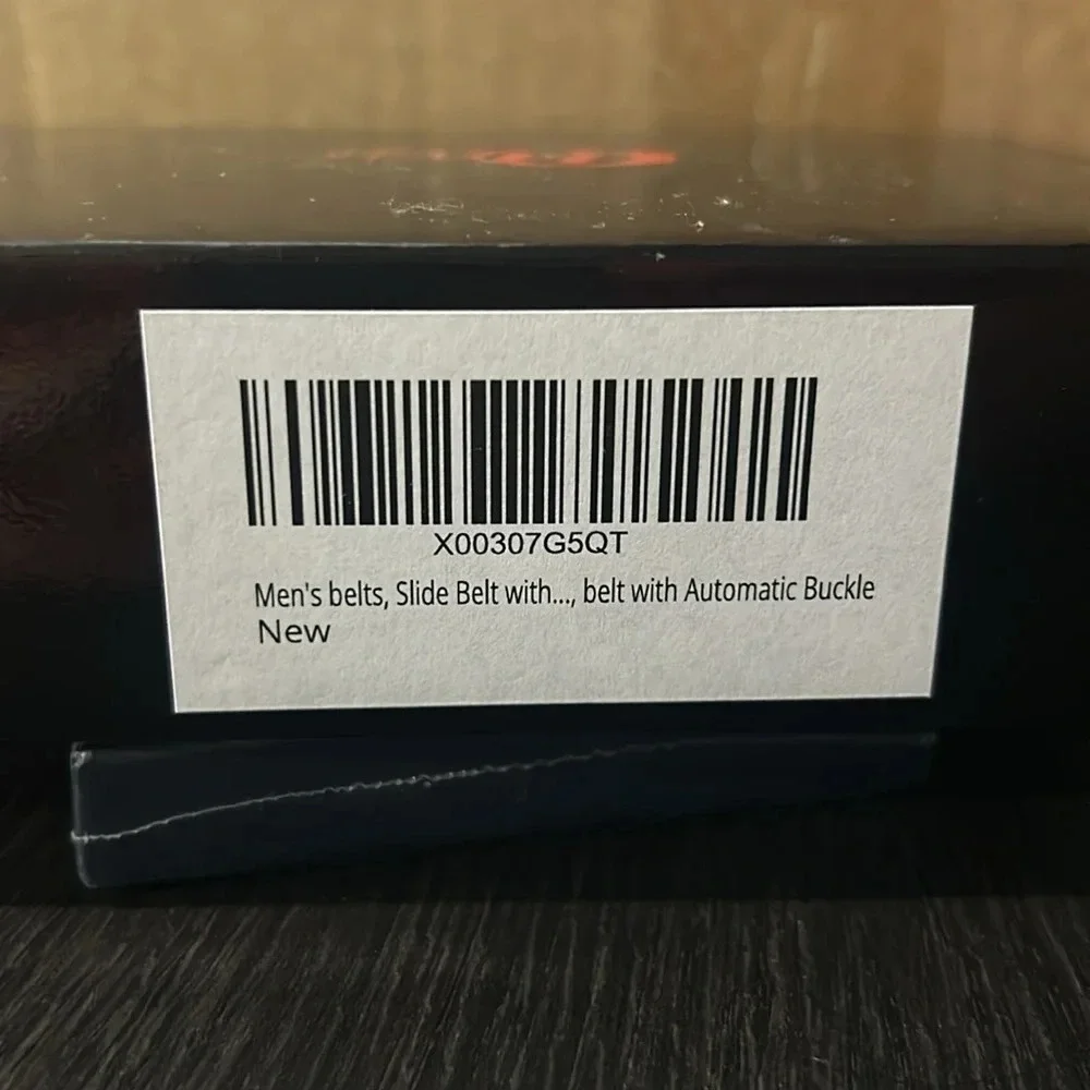 MARIO TREVI Men’s Black Ratchet Belt w Adjustable Slide‎ w Automatic Buckle NWT